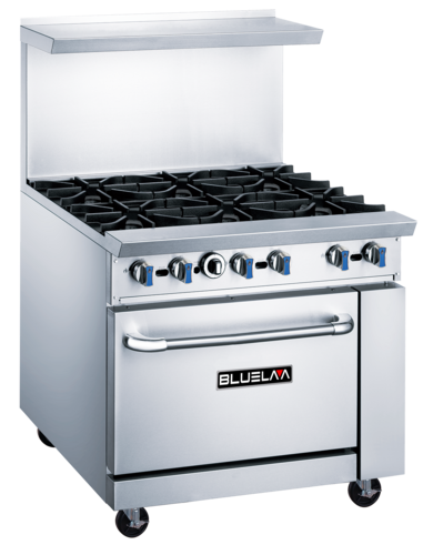 Blue Air BLR36-6B Range, 36" Restaurant, Gas