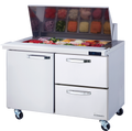 Blue Air BLMT48-D2R-HC Refrigerated Counter, Mega Top Sandwich / Salad Unit