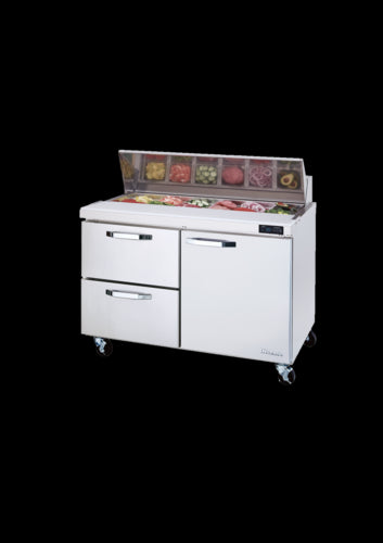 Blue Air BLPT60-D2L-HC Refrigerated Counter, Sandwich / Salad Unit