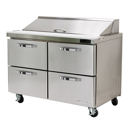 Blue Air BLPT48-D4-HC Refrigerated Counter, Sandwich / Salad Unit