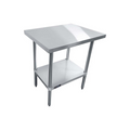 Sapphire SMTE-2424G Work Table,  24" - 27", Stainless Steel Top