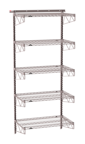 Metro SW-2136K4-85-5TIER Shelving, Wall Grid Unit