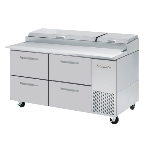 Blue Air BAPP67-D4-HC Refrigerated Counter, Pizza Prep Table