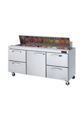 Blue Air BLPT72-D4RL-HC Refrigerated Counter, Sandwich / Salad Unit