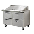 Blue Air BLMT48-D4-HC Refrigerated Counter, Mega Top Sandwich / Salad Unit