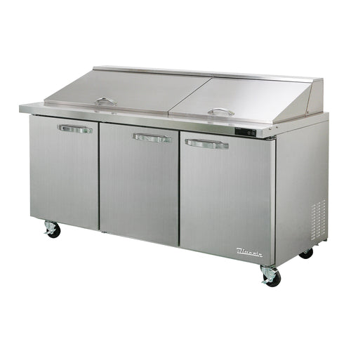 Blue Air BLMT72-HC Refrigerated Counter, Mega Top Sandwich / Salad Unit