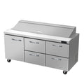 Blue Air BLPT72-D4RM-HC Refrigerated Counter, Sandwich / Salad Unit