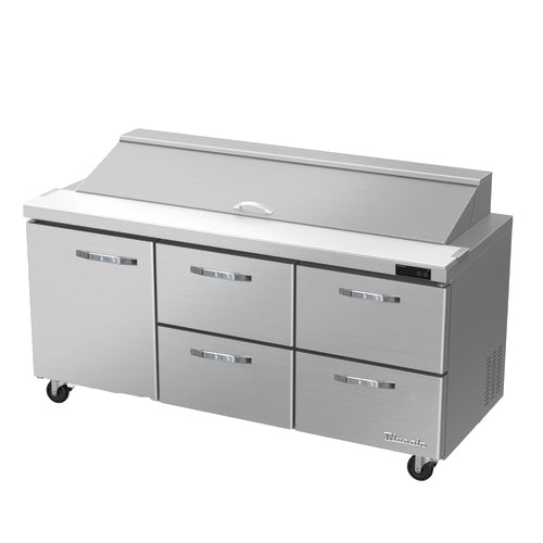 Blue Air BLPT72-D4RM-HC Refrigerated Counter, Sandwich / Salad Unit