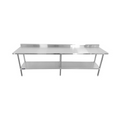 Sapphire SMTEB16-30120S Work Table, 109" - 120", Stainless Steel Top