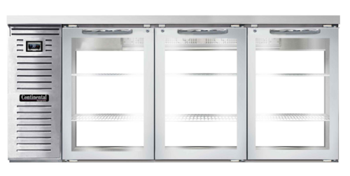Continental BB79NSSGDPT Back Bar Cabinet, Refrigerated, Pass-Thru