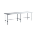 Sapphire SMTEO-14108G Work Table,  97" - 108", Stainless Steel Top