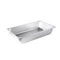 CAC STPF-S25-4 Steam Table Pan, Stainless Steel