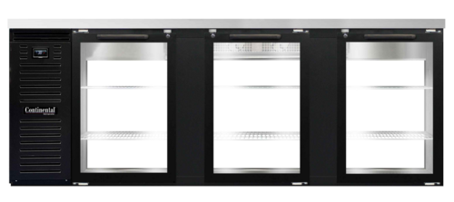Continental BB90NGDPT Back Bar Cabinet, Refrigerated, Pass-Thru