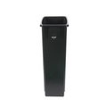 CAC TCSL-23BK Trash Receptacle, Outdoor/Indoor