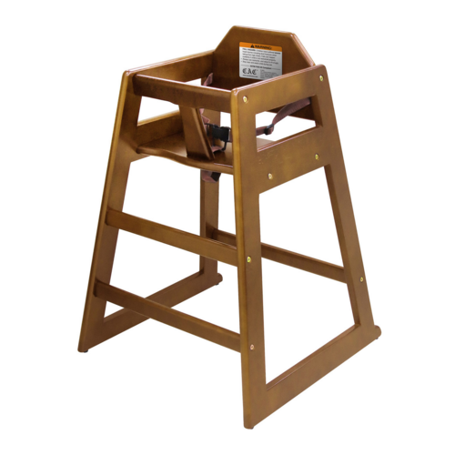CAC CHWH-30WNT-A High Chair, Wood