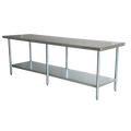 Omcan 45154 Work Table,  97" - 108", Stainless Steel Top