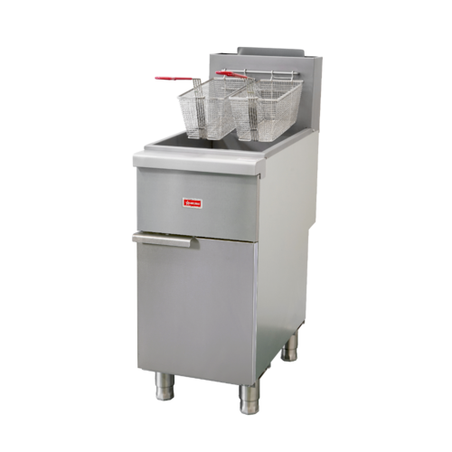Omcan 48636 Fryer, Gas, Floor Model, Full Pot