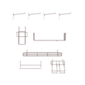 Metro SWA-PIZZA-K4 Shelving, Wall Grid Accessories