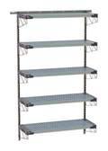 Metro SW-1848S4-85-5TIER Shelving, Wall Grid Unit