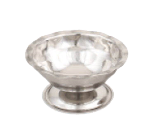 Browne USA Foodservice 515044 Ice Cream Sundae Dessert Dish, Metal