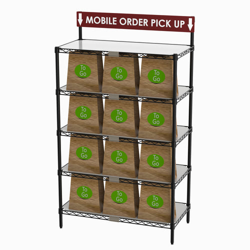 Metro CR1836TGSR Shelving Unit, To-Go & Delivery Staging