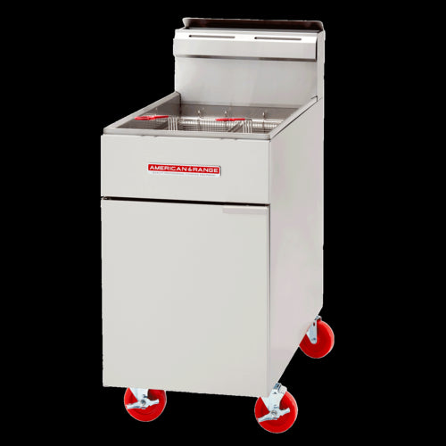 American Range AF-75 Fryer, Gas, Floor Model, Full Pot