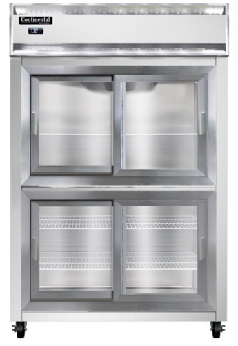Continental 2RNSSSGDHD Refrigerator, Reach-In