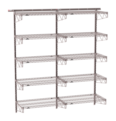Metro SW-2172K4-85-5TIER Shelving, Wall Grid Unit