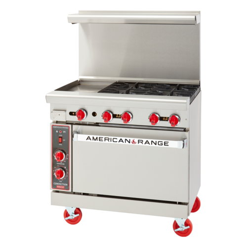 American Range AR-12G-4B-SB Range, 36" Restaurant, Gas