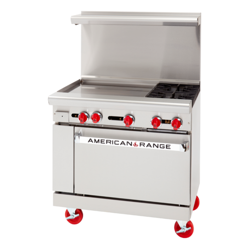 American Range AR-24G-2B Range, 36" Restaurant, Gas