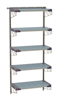 Metro SW-1836S4-85-5TIER Shelving, Wall Grid Unit