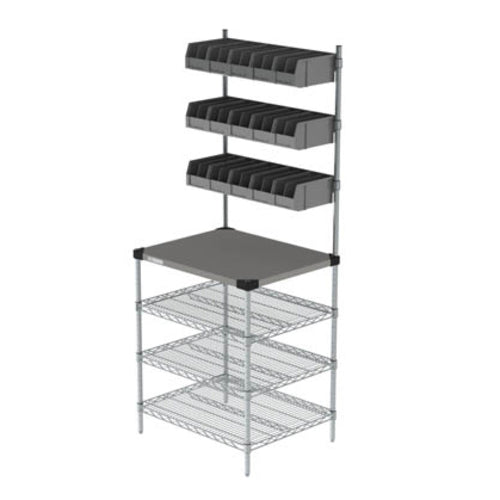 Metro CR2430DTPOS Shelving Unit, To-Go & Delivery Staging