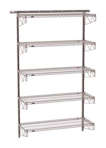 Metro SW-1848K4-85-5TIER Shelving, Wall Grid Unit