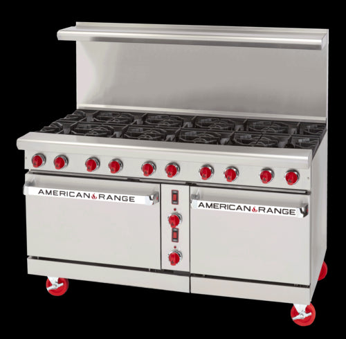American Range ARGF-24G-6B-126L Range, 60" Restaurant, Gas