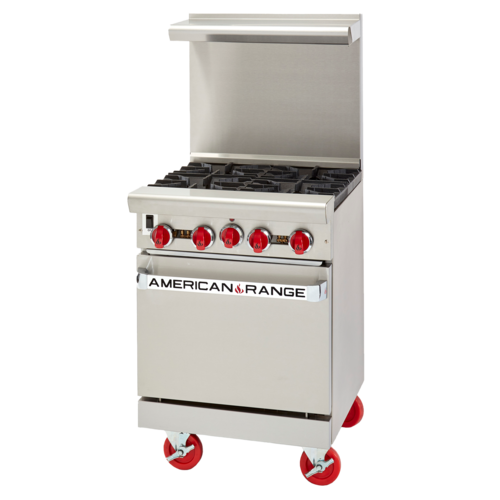 American Range ARGF-12G-2B-SB Range, 24" Restaurant, Gas