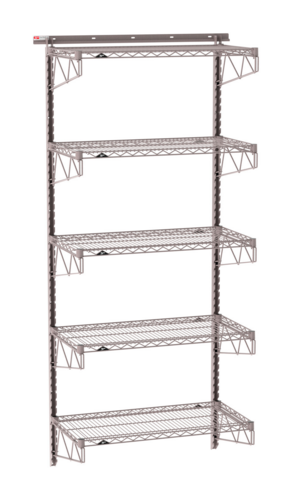 Metro SW-1836K4-85-5TIER Shelving, Wall Grid Unit