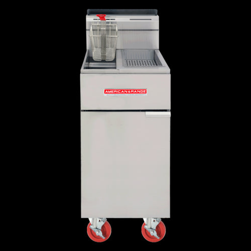 American Range AF-25/DS Fryer, Gas, Floor Model, Full Pot