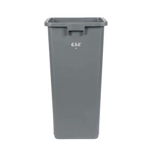 CAC TCSQ-23GRY Trash Receptacle, Outdoor/Indoor