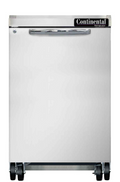 Continental BB24NSS Back Bar Cabinet, Refrigerated