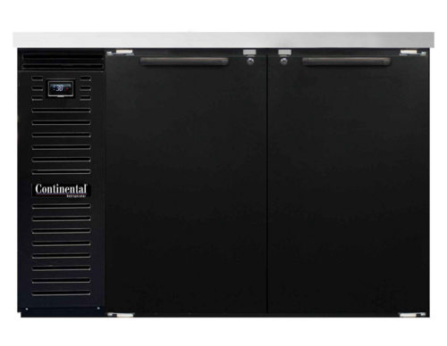 Continental BB50N Back Bar Cabinet, Refrigerated