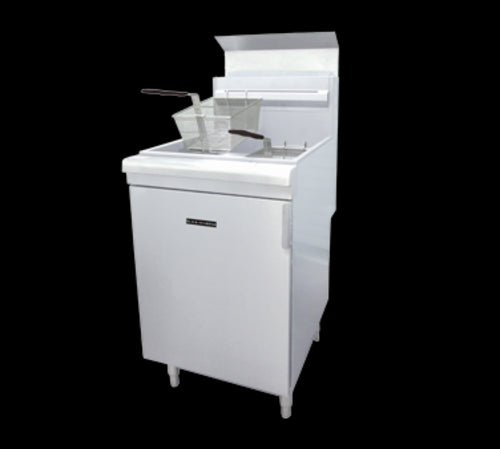 Admiral Craft BDGF-150/NG Fryer, Gas, Floor Model, Full Pot