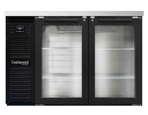 Continental BB50NGD Back Bar Cabinet, Refrigerated