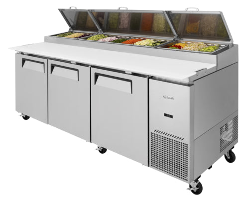 Turbo Air TPR-93SD-N Refrigerated Counter, Pizza Prep Table
