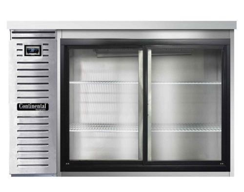 Continental BB50NSSSGD Back Bar Cabinet, Refrigerated