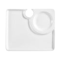CAC COL-P2 Plate, Wine Glass Holder