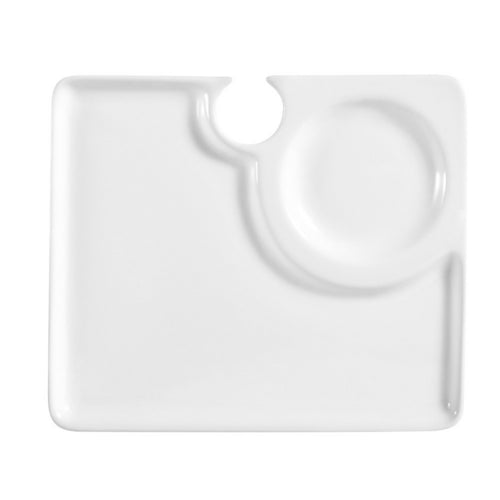 CAC COL-P2 Plate, Wine Glass Holder