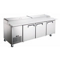 Admiral Craft GRPZ-3D Refrigerated Counter, Pizza Prep Table