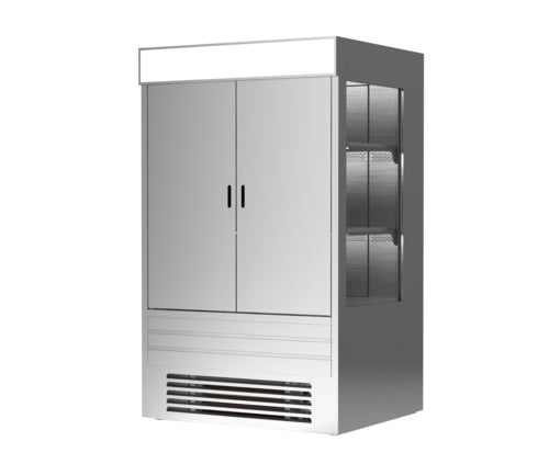 Turbo Air TOM-48ES-N-RL Merchandiser, Open Refrigerated Display
