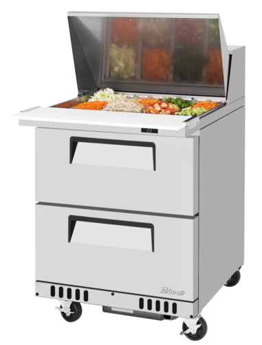 Turbo Air TST-28SD-12-D2-FB-N Refrigerated Counter, Mega Top Sandwich / Salad Unit