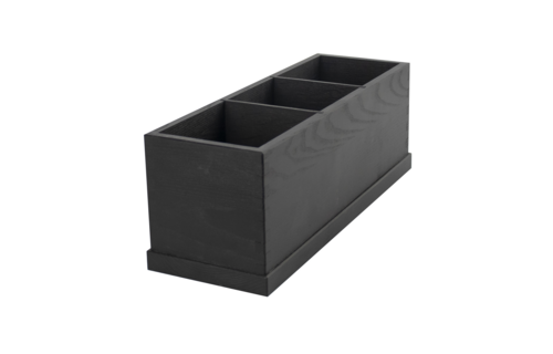 Mikasa Hospitality (Lifetime Brands, Inc.) BQ300B Flatware Holder, Cutlery Bin / Box